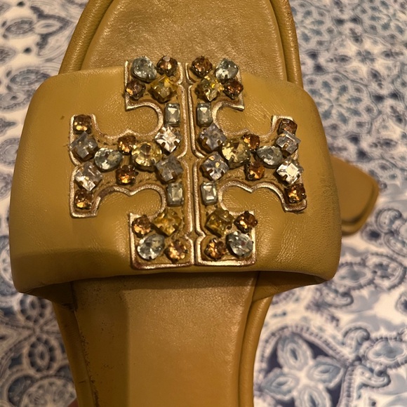 Tory Burch Women's Double T Deco Sport Slide - Picture 1 of 9